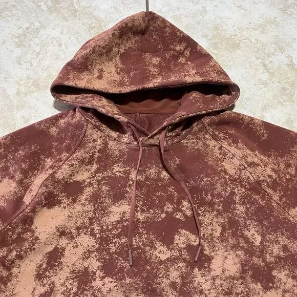 Lululemon Hoodie Mens Size XL City Sweat Tie Dye Camo Athleisure Performance - Picture 2 of 6